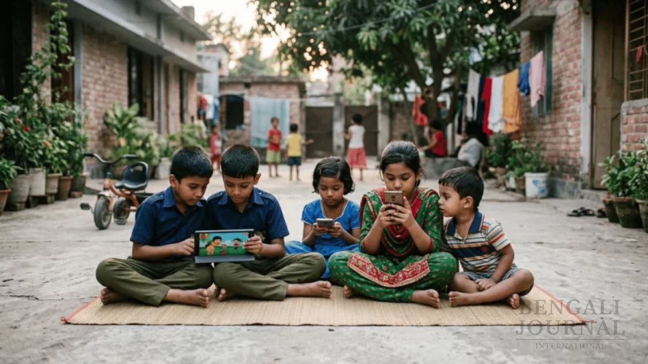Studty: 60% of Bangladeshi children use screens passively